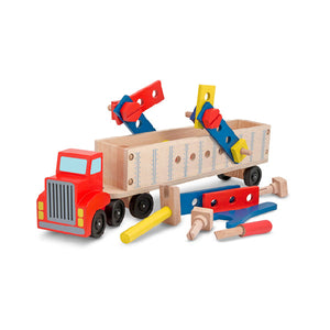 Camión y bloques de construcción