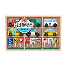 Set vehículos y señales del tránsito