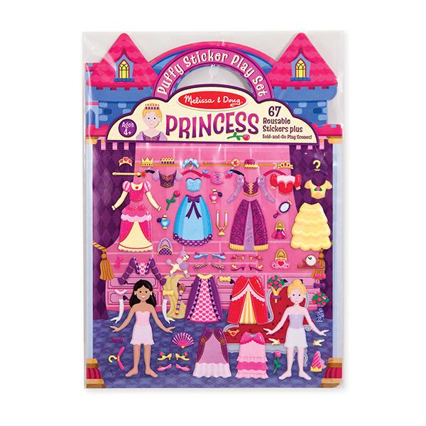 Stickers reutilizables princesas