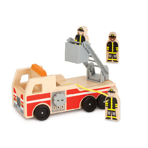 Camión de bomberos madera