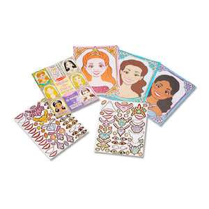 Pad stickers - Caras princesas