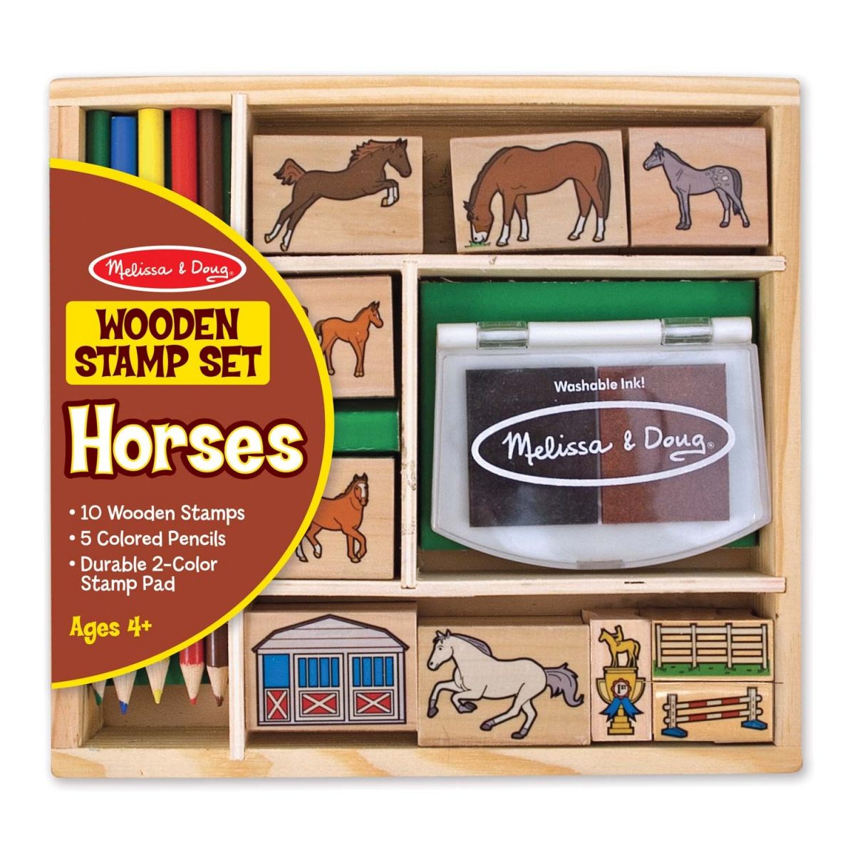 Stamps madera - Caballos
