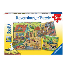 Puzzle Actividades en la granja - 3x49