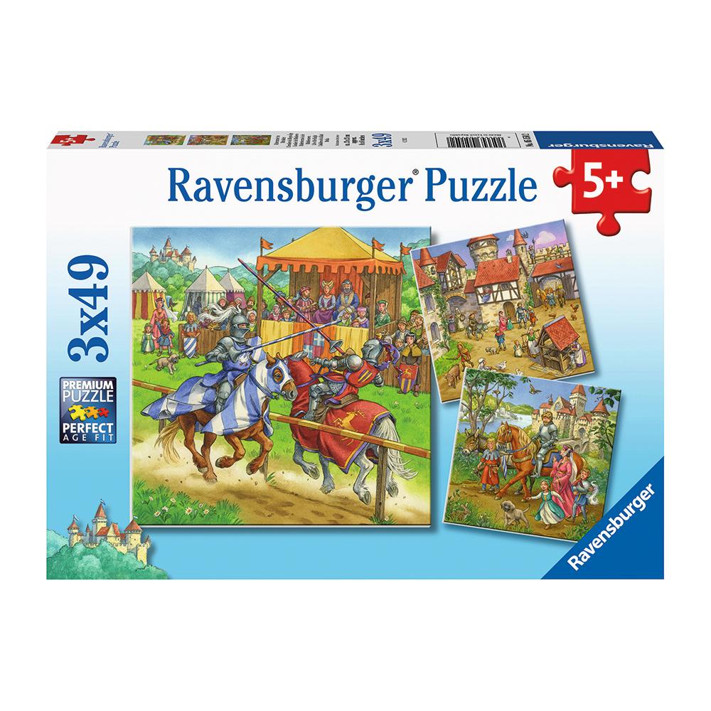 Puzzle Caballeros de la Edad Media - 3x49