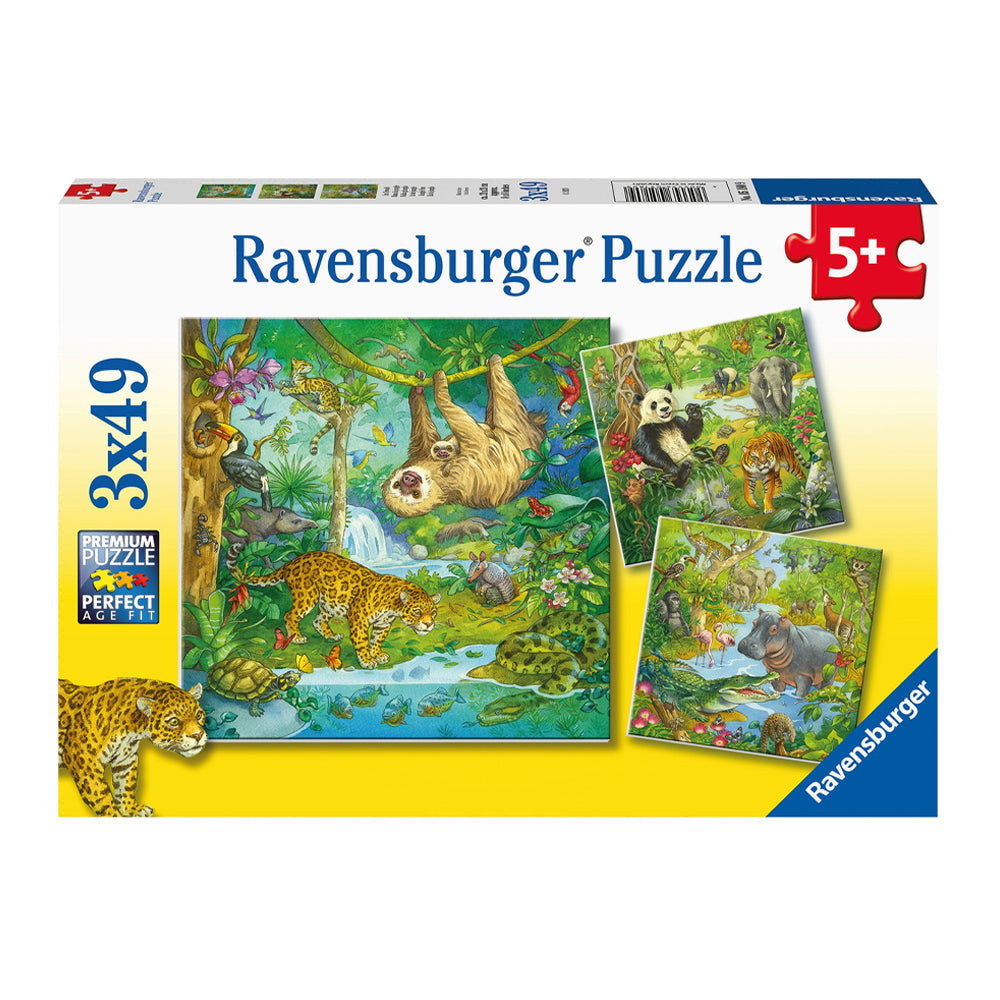 Puzzle Diversión en la selva - 3x49