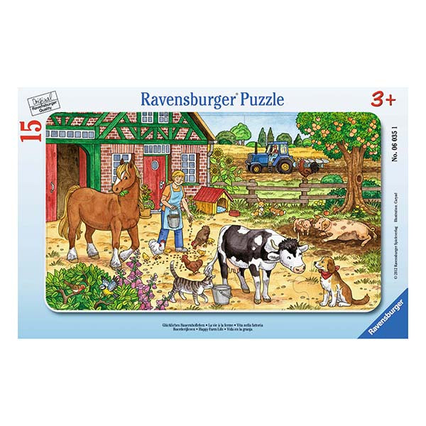 Puzzle enmarcado - Vida de campo