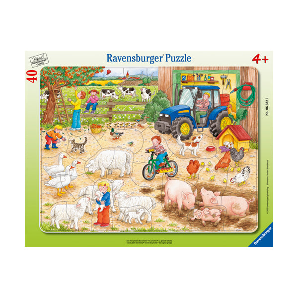 Puzzle enmarcado - En la granja