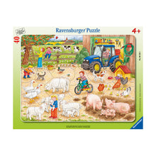Puzzle enmarcado - En la granja