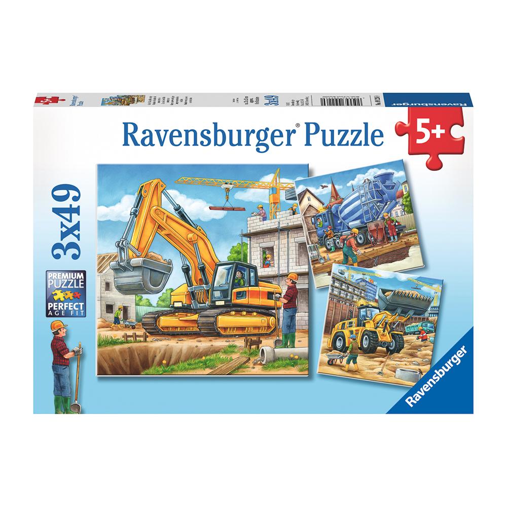 Puzzle Vehículos de construcción - 3x49