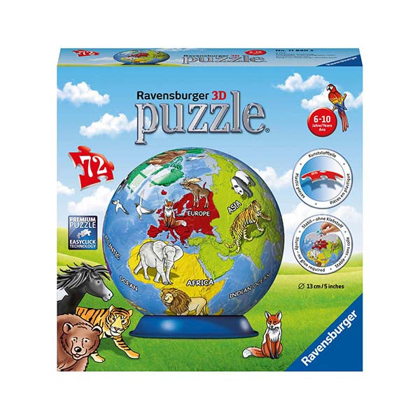 Puzzle 3D Animales del mundo