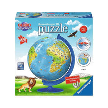 Puzzle 3D Globo terráqueo animales