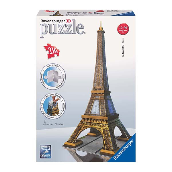 Puzzle 3D Torre Eiffel
