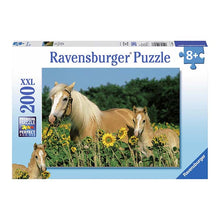 Puzzle XXL Caballos felices - 200 piezas