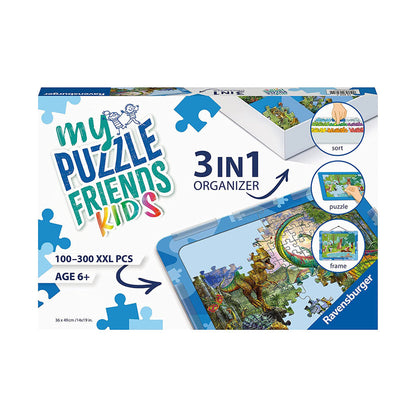 Organizador puzzles 3 en 1 - Azul