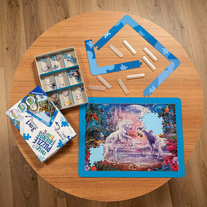 Organizador puzzles 3 en 1 - Azul