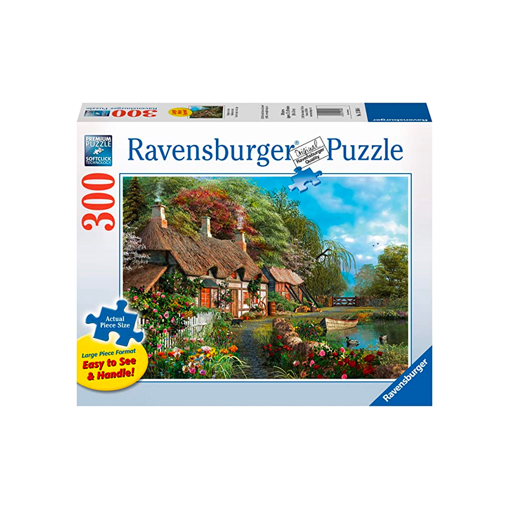 Puzzle Cabaña del lago - 300 piezas