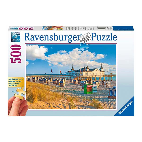 Puzzle Playa de Ahlbeck - 500 piezas