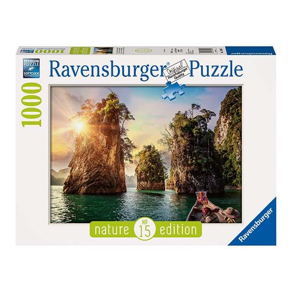 Puzzle Tres rocas en Cheow, Tailandia - 1000 piezas