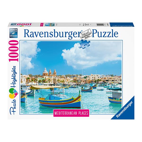 Puzzle Malta mediterránea - 1000 piezas