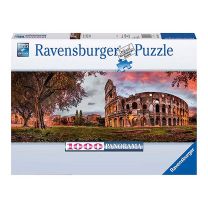 Puzzle panorámico - Atardecer en el coliseo