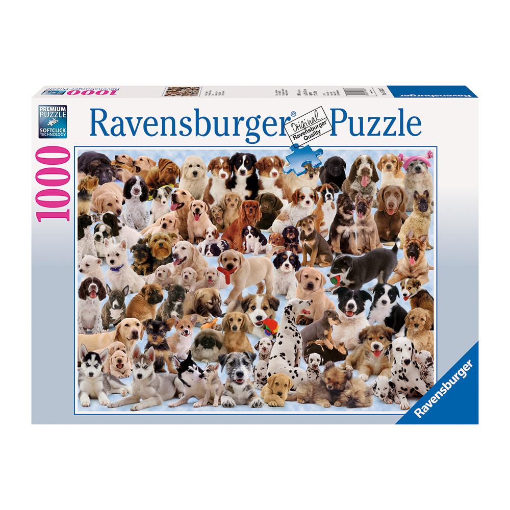 Puzzle Multitud de perros - 1000 piezas