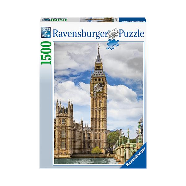 Puzzle Gato en el Big Ben - 1500 piezas