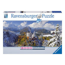 Puzzle panorámico Castillo de Neuschwanstein - 2000 piezas