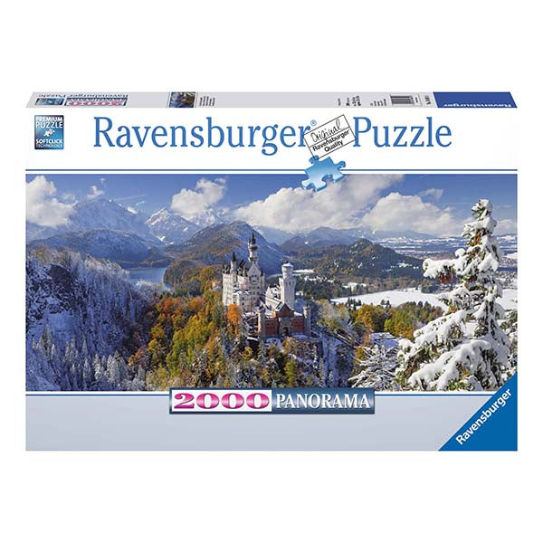 Puzzle panorámico Castillo de Neuschwanstein - 2000 piezas