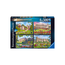 Puzzle Días felices residencia real - 4x500 piezas