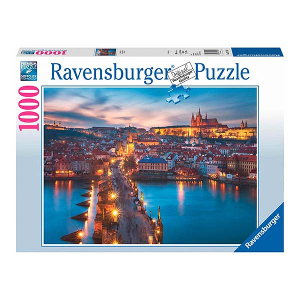 Puzzle Praga de noche - 1000 piezas