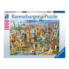 Puzzle Monumentos del mundo - 1000 piezas