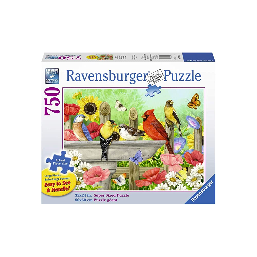 Puzzle Pájaros en la fuente - 750 piezas