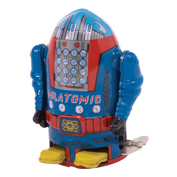 Robot atómico de metal
