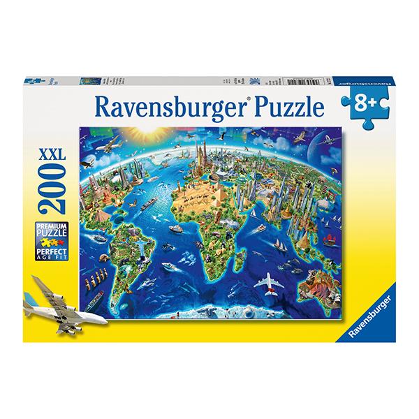 Puzzle XXL Monumentos del mundo - 200 piezas