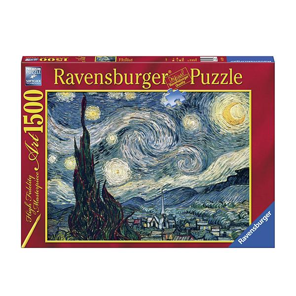 Puzzle Van Gogh: Noche estrellada - 1500 piezas