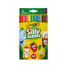 Plumones delgados Silly Scents - 10 unidades