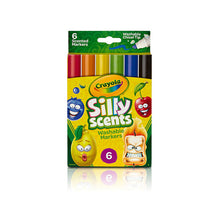 Plumones punta biselada Silly Scents - 6 unidades