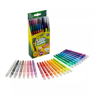 Mini crayones girables Silly Scents - 24 unidades