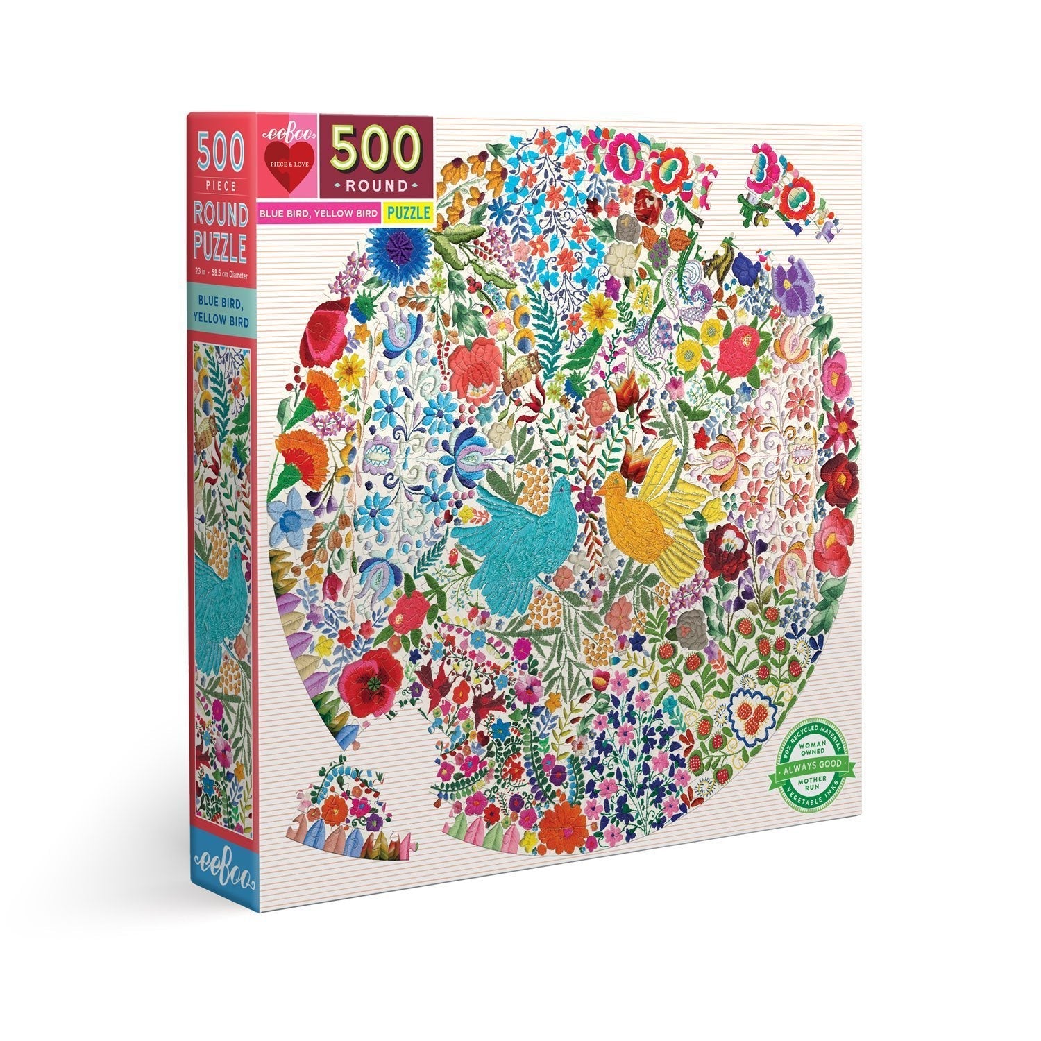 Puzzle Pájaro azul - 500 piezas