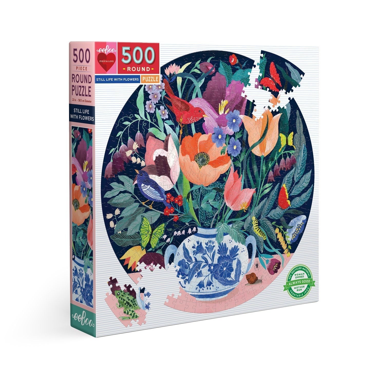 Puzzle Vida con flores - 500 piezas