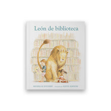 León de la biblioteca
