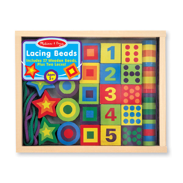 Set cuentas de madera - Números