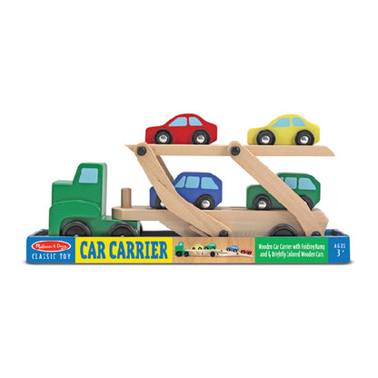 Camión de madera porta autos