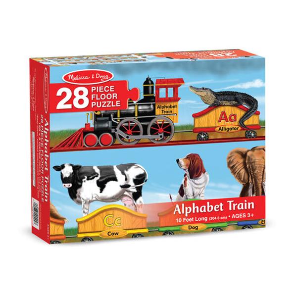 Puzzle Tren y alfabeto - 28 piezas