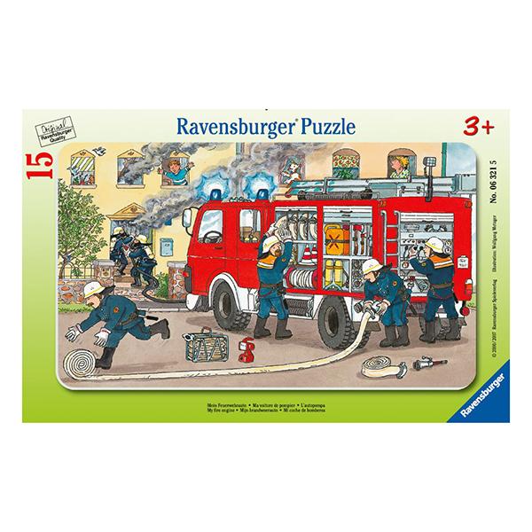 Puzzle enmarcado - Camión de bomberos