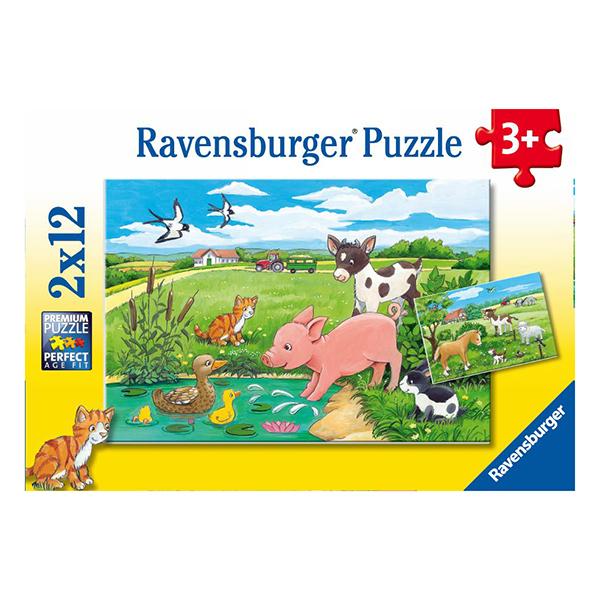 Puzzle Animalitos del campo - 2x12