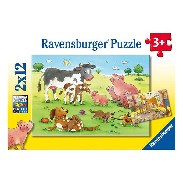Puzzle Familias de animales - 2x12
