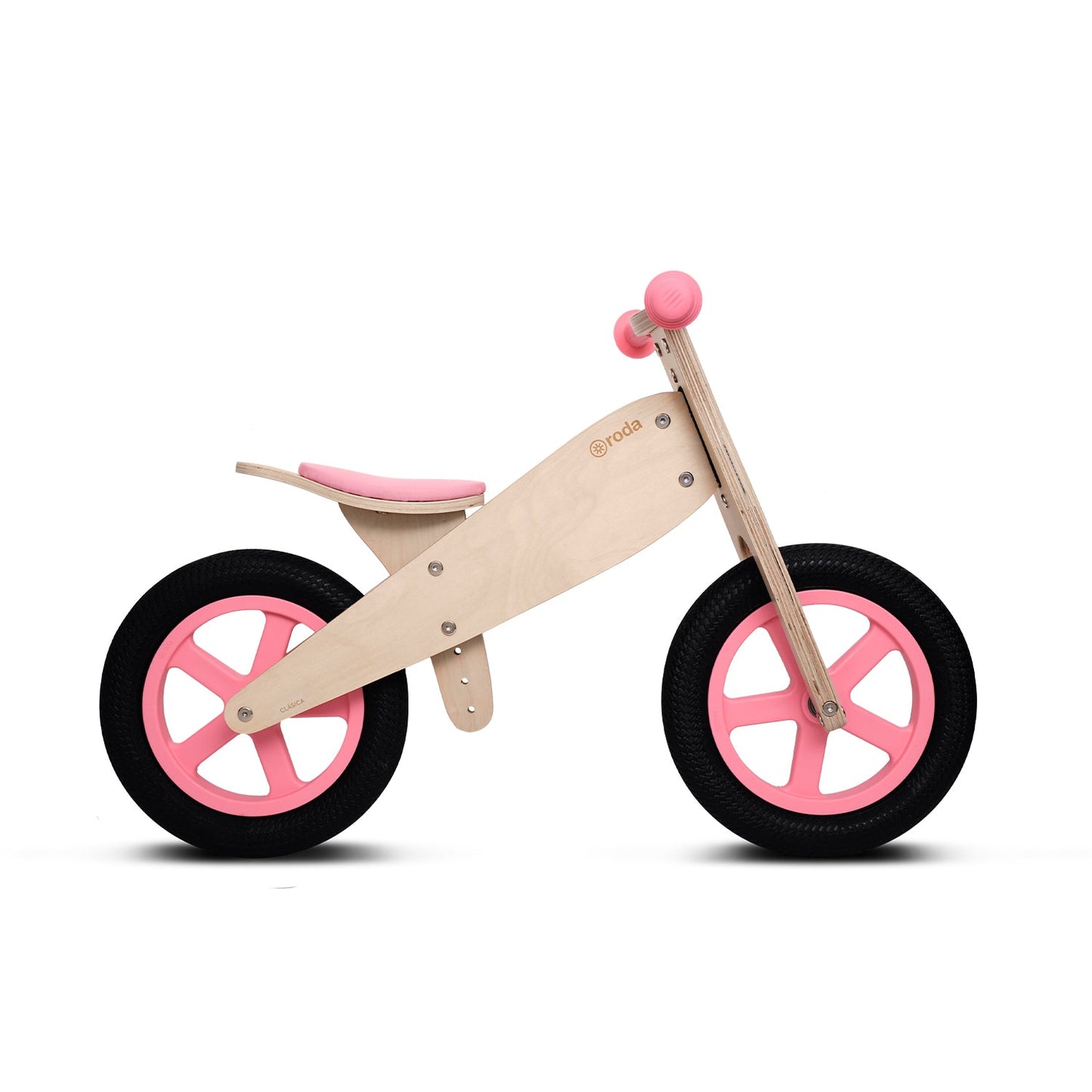 Bicicleta clásica rosada