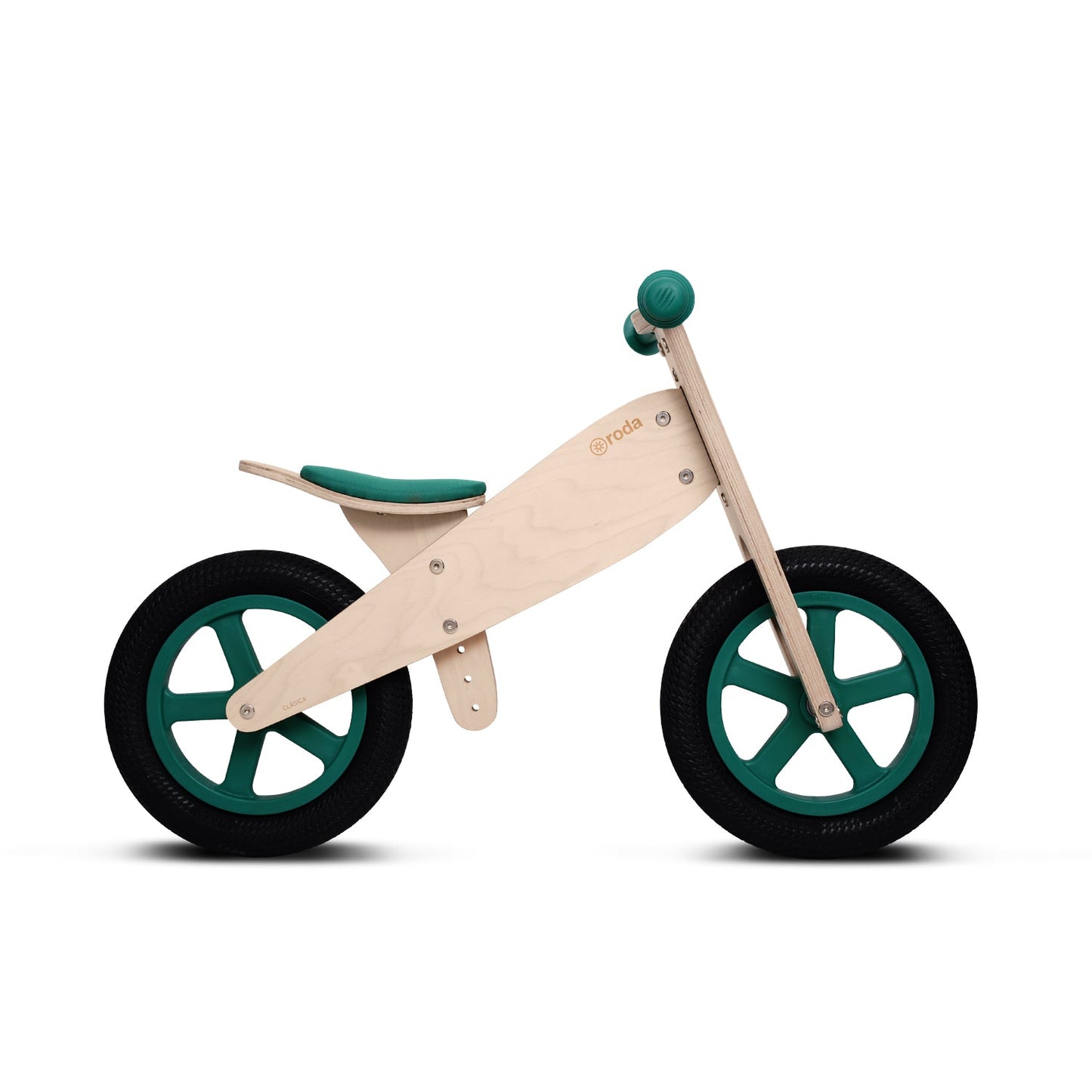 Bicicleta clásica verde